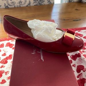 Salvatore Ferragamo patent shoes